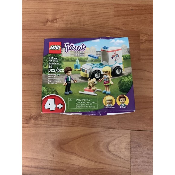 Lego Friends Pet Clinic Ambulance Building Set 54 Pc Puzzle for Ages 4+ - Picture 1 of 7